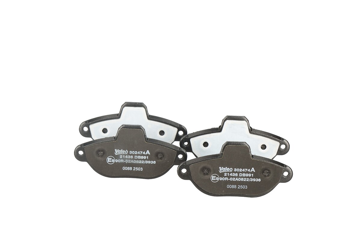 Jeu de 4 plaquettes de frein VALEO ref. 302474A